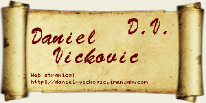 Daniel Vicković vizit kartica